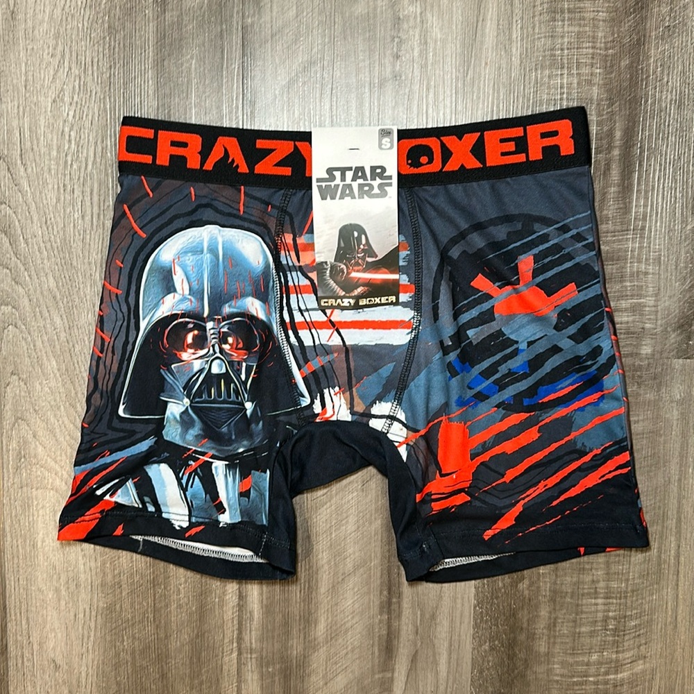 Star Wars Darth Vader Crazy Boxer Boxer Brief - Small